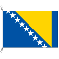 Fahne, Nation bedruckt, Bosnien-Herzegowina, 100 x 150 cm
