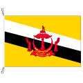 Fahne, Nation bedruckt, Brunei, 150 x 225 cm