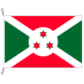 Fahne, Nation bedruckt, Burundi, 100 x 150 cm