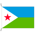 Fahne, Nation bedruckt, Dschibuti, 70 x 100 cm