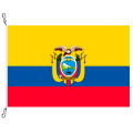 Fahne, Nation bedruckt, Ecuador, 100 x 150 cm