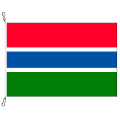 Fahne, Nation bedruckt, Gambia, 150 x 225 cm