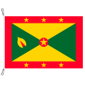Fahne, Nation bedruckt, Grenada, 70 x 100 cm