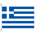 Fahne, Nation bedruckt, Griechenland, 70 x 100 cm