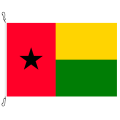 Fahne, Nation bedruckt, Guinea-Bissau, 70 x 100 cm