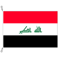 Fahne, Nation bedruckt, Irak, 70 x 100 cm