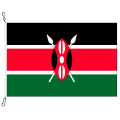 Fahne, Nation bedruckt, Kenia, 70 x 100 cm