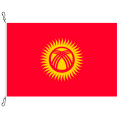 Fahne, Nation bedruckt, Kirgistan, 70 x 100 cm