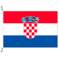 Fahne, Nation bedruckt, Kroatien, 70 x 100 cm