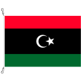 Fahne, Nation bedruckt, Libyen, 70 x 100 cm