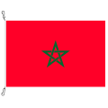 Fahne, Nation bedruckt, Marokko, 70 x 100 cm