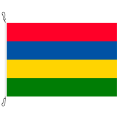 Fahne, Nation bedruckt, Mauritius, 100 x 150 cm
