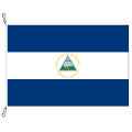 Fahne, Nation bedruckt, Nicaragua, 70 x 100 cm