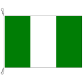 Fahne, Nation bedruckt, Nigeria, 70 x 100 cm