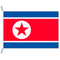 Fahne, Nation bedruckt, Nordkorea, 100 x 150 cm