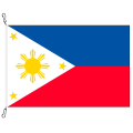 Fahne, Nation bedruckt, Philippinen, 70 x 100 cm