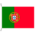 Fahne, Nation bedruckt, Portugal, 70 x 100 cm