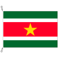 Fahne, Nation bedruckt, Suriname, 70 x 100 cm