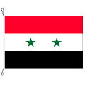 Fahne, Nation bedruckt, Syrien, 70 x 100 cm