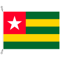 Fahne, Nation bedruckt, Togo, 100 x 150 cm