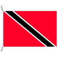 Fahne, Nation bedruckt, Trinidad und Tobago, 70 x 100 cm