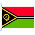 Fahne, Nation bedruckt, Vanuatu, 70 x 100 cm