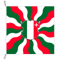Fahne, geflammt, bedruckt Neuenburg, 120 x 120 cm