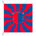 Fahne, geflammt, bedruckt Tessin, 200 x 200 cm