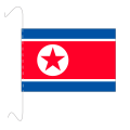 Tischf&#228;hnli, inkl.Kordel Nordkorea, 10 x 15 cm