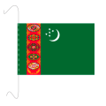 Tischf&#228;hnli, inkl.Kordel Turkmenistan, 10 x 15 cm