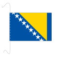 Tischf&#228;hnli, inkl.Kordel Bosnien-Herzegowina, 15 x 22.5 cm