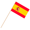 Fahne, an Holzstab 90 cm lang Spanien, 25 x 35 cm