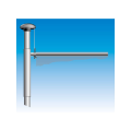 Fahnenmast-Swiss-Inline, L&#228;nge 6 m &#216; 80 mm, drehbarer Ausleger 150 cm