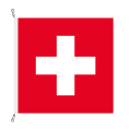 Fahne, bedruckt Schweiz, 78 x 78 cm